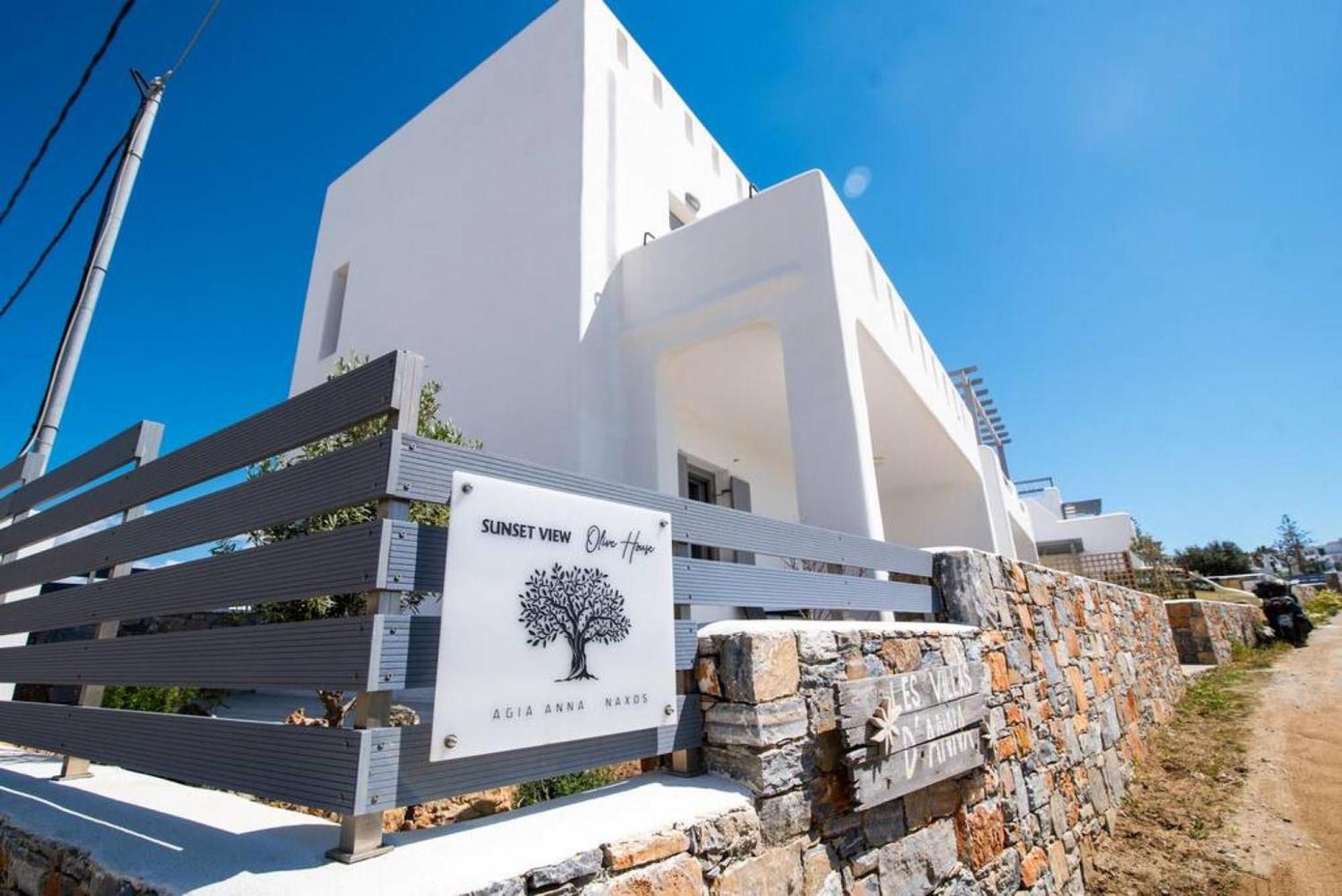 Apartmán Naxos Agia Anna Sunset View Olive House Exteriér fotografie